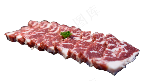 烧烤食材猪梅肉