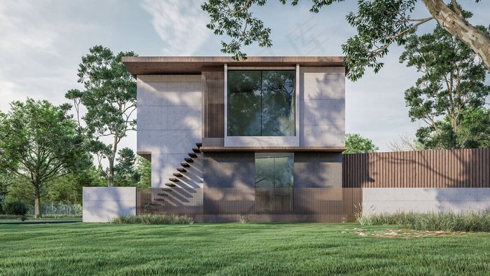 房屋可视化的三维渲染