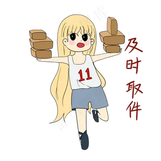 双十一女士购物及时取件