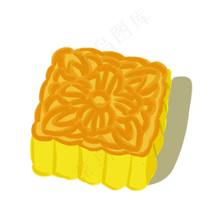 中秋节月饼手绘素材