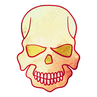 鬼节万圣节人体骷髅