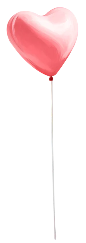 飞起的气球元素