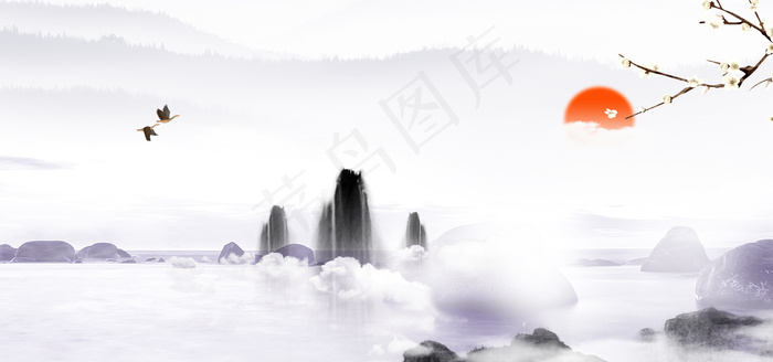 大气重阳节展板背景