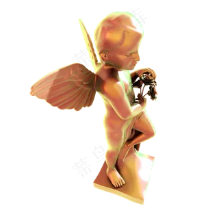 蒸汽波小天使png图