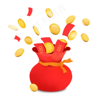 金币钱袋金币礼物
