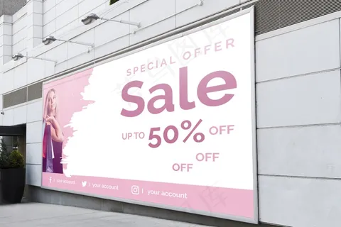 广告牌标牌概念模型样机