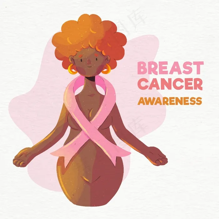 乳腺癌宣传月概念eps,ai矢量模版下载