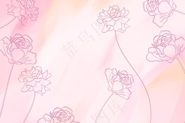 手绘元素背景eps,ai矢量模版下载
