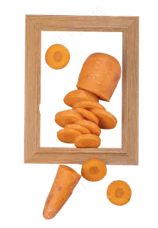 胡萝卜切片 胡萝卜切片