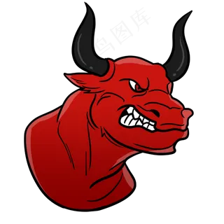 牛年愤怒牛头