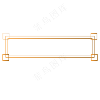 金色标题框