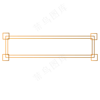 金色标题框