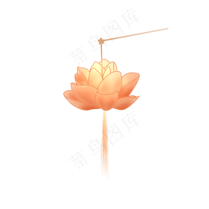 中秋节莲花灯