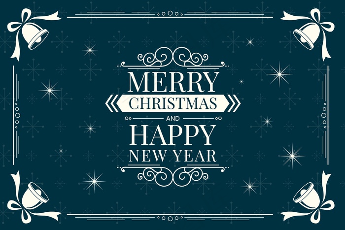 圣诞背景复古风格