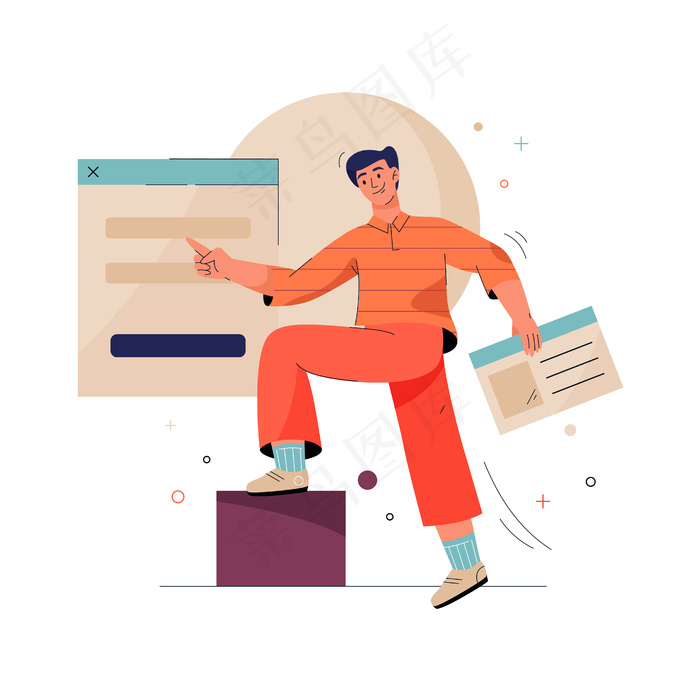 在社交网络上创建帐户概念