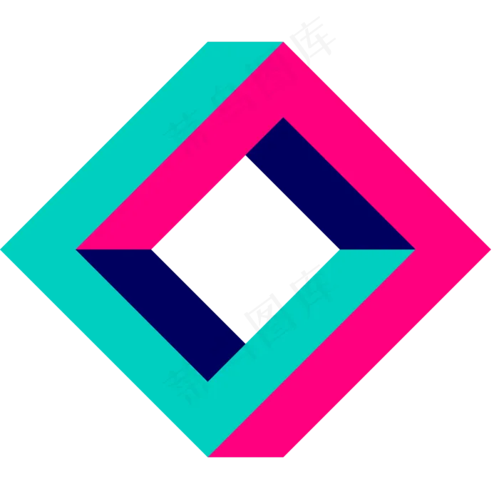 彩色立方体免抠PNG(1000X1500)ai矢量模版下载