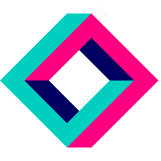 彩色立方体免抠PNG