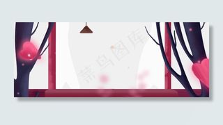 七夕浪漫树木七夕促销