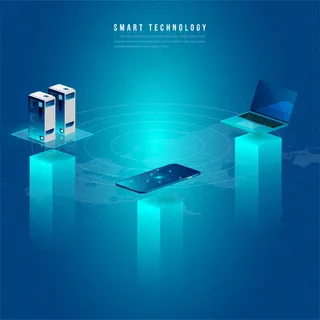 大数据处理概念、未来能源站、数据中心、加密货币和区块链