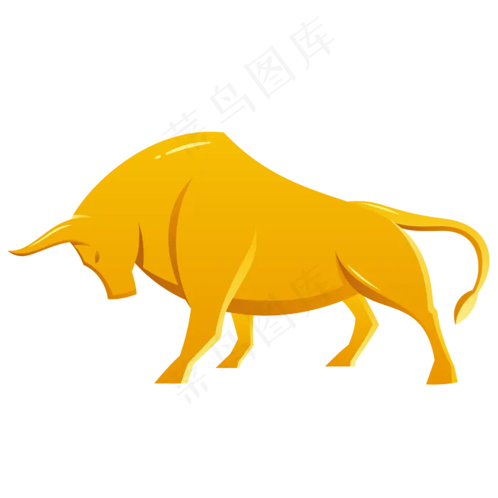 牛年新年金牛(4167*4167px 300 dpi )ai矢量模版下载