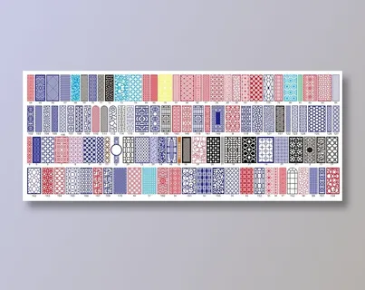 中国风底纹窗格