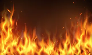 火红火红的火光火花真实抽象的背景