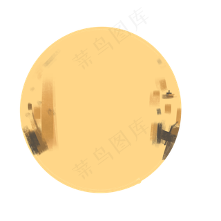 卡通圆形月亮下载