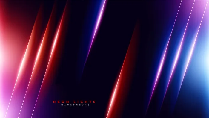 抽象霓虹灯游戏背景eps,ai矢量模版下载