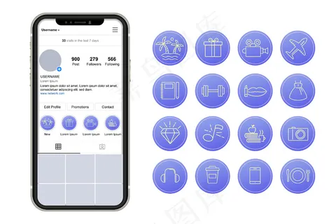 Instagram gradient故事亮点 Instagram gradient故事亮点