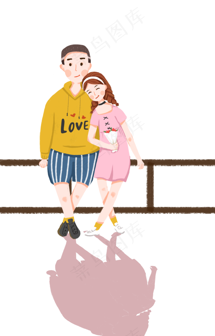 七夕情人节约会的情侣(3545X5544(DPI:300))psd模版下载