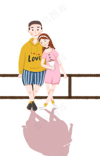 七夕情人节约会的情侣