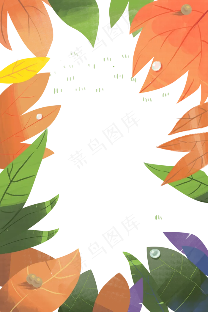 秋天树叶(1000X1499(DPI:300))psd模版下载