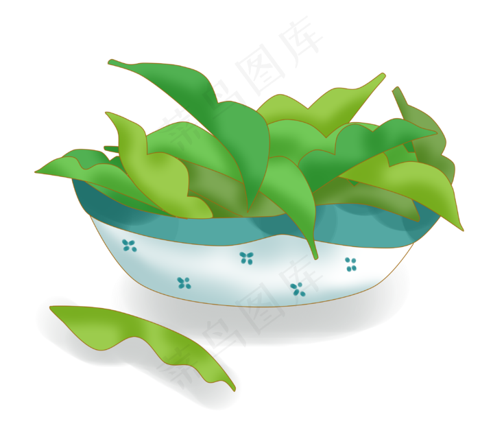 卡通手绘立秋四季豆小清新装饰P(3120X2837(DPI:72))psd模版下载
