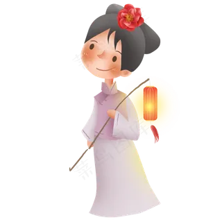 少数民族满族少女