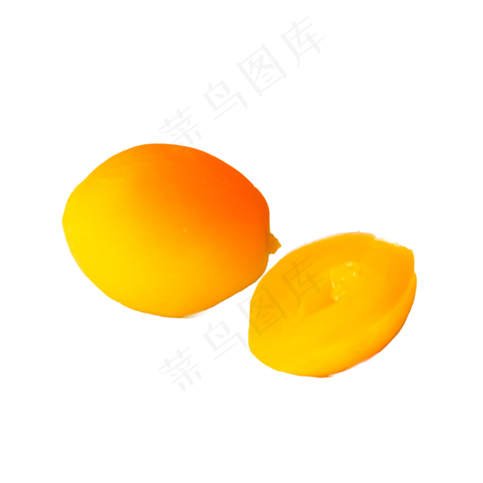实物黄杏(2000X2000(DPI:300))psd模版下载