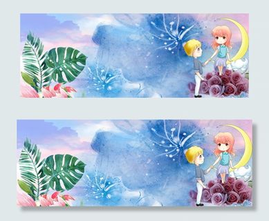 浪漫情侣banner