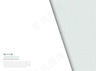 数字蓝色和绿色方形元素的封面图案背景，带有复制空间。