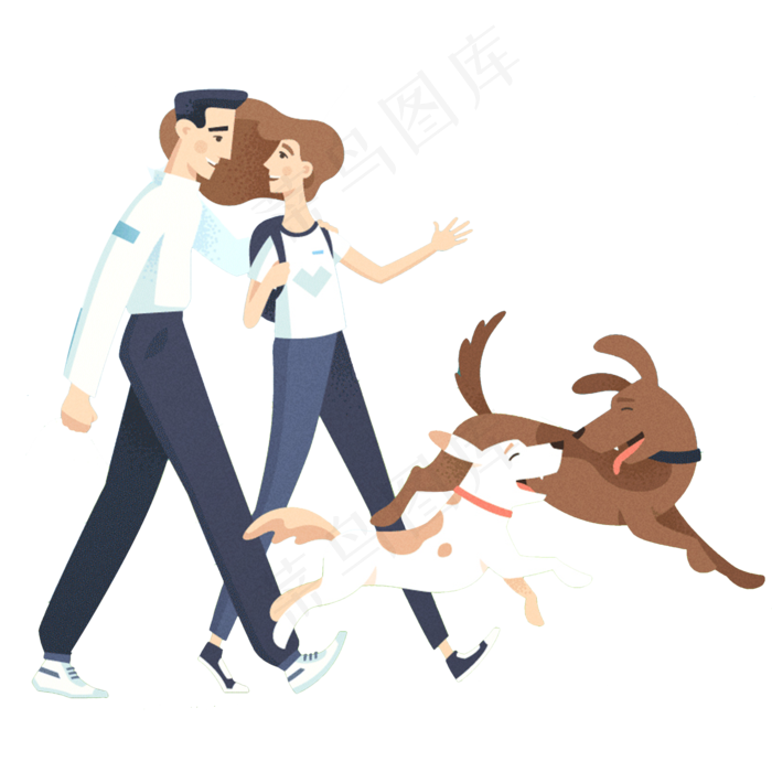 七夕情侣可商用素材