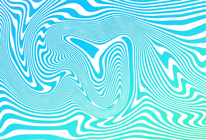 锯齿形斜线蓝色波浪背景