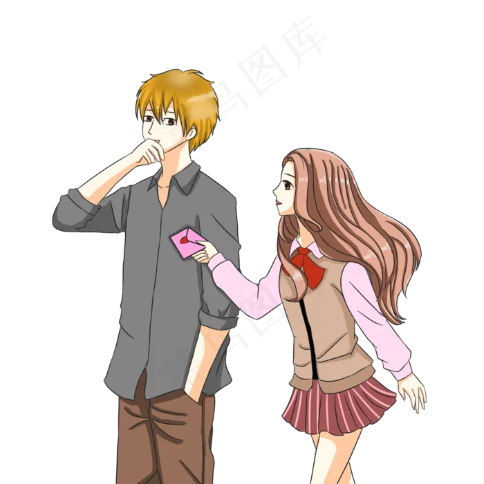 七夕情人节女生男生情书学生青春(2000X2000(DPI:300))psd模版下载