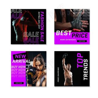 时尚健身酸模板销售岗