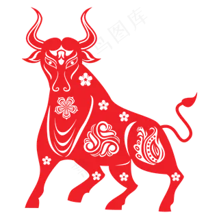 2021牛年剪纸