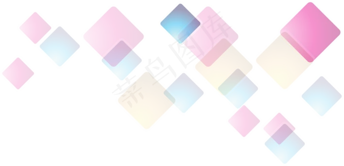 漂浮多彩色块(1500*726px 72 dpi )