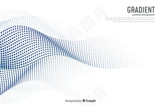 梯度粒子背景