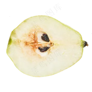 切开的水果梨子免抠图