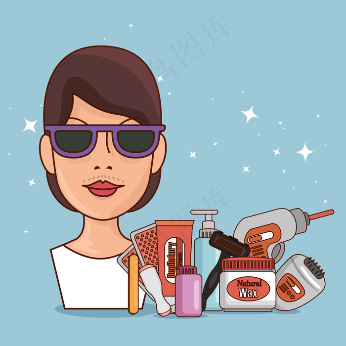 戴太阳镜的女人