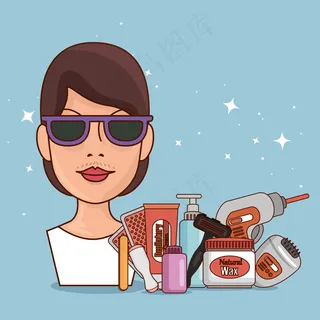 戴太阳镜的女人