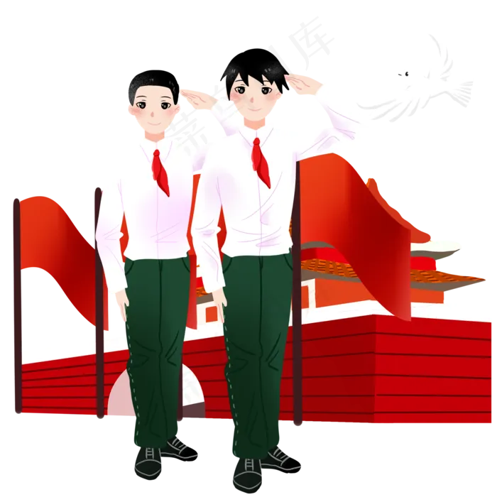 国庆出游*敬礼(2100X2100(DPI:299))psd模版下载