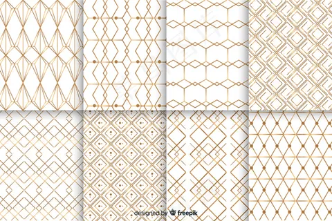 豪华几何图案包