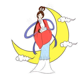 中秋节奔月嫦娥
